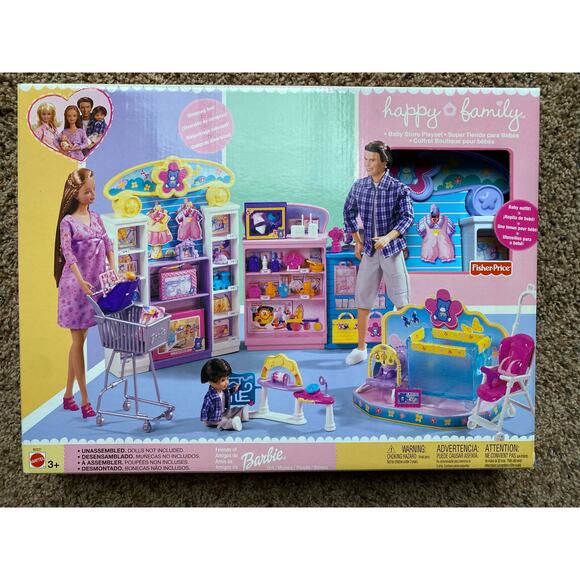 Barbie 2002 Happy Family Collection Baby Store Playset - Picture 1 of 2